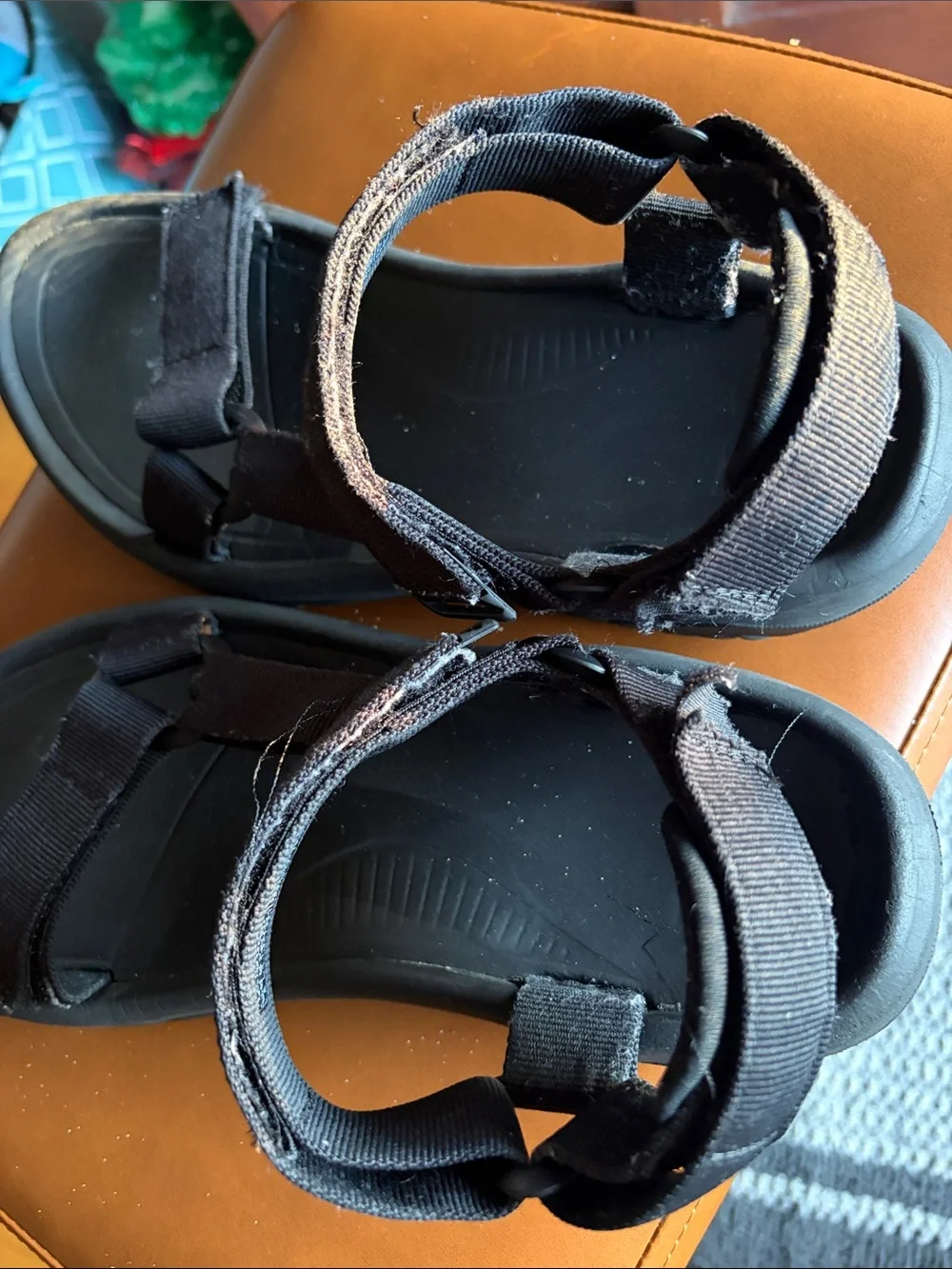 Teva Hurricane Black Men's Adjustable Strap Sandals